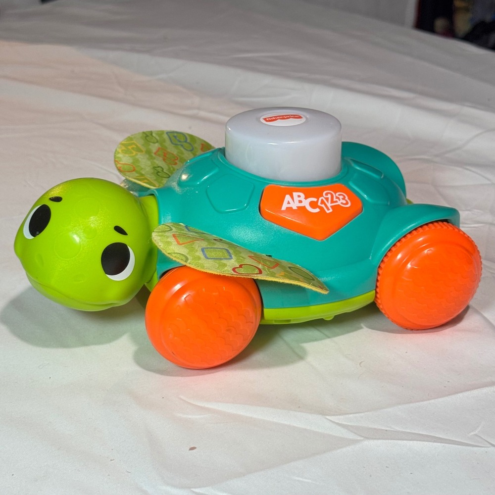 Fisher-Price Linkimals Sit-to-Crawl Sea Turtle GTK08 Tested Working